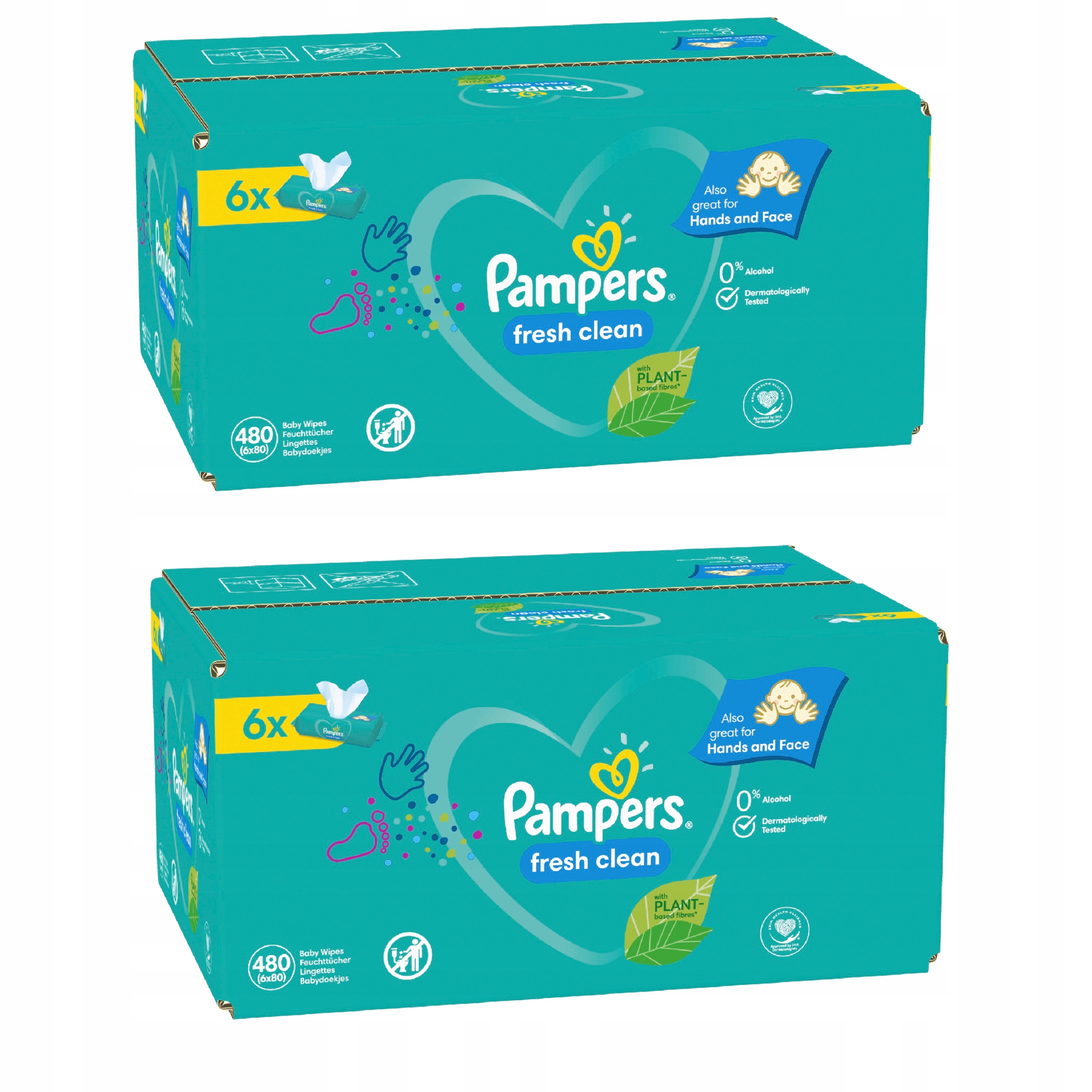 chusteczki pampers fresh clean allegro