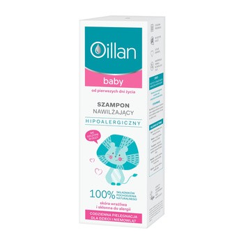 oillan baby szampon nawilżający od urodzenia 200ml