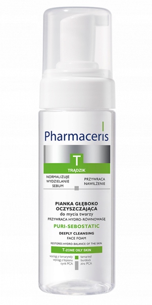 pharmaceris pianka do mycia twarzy a