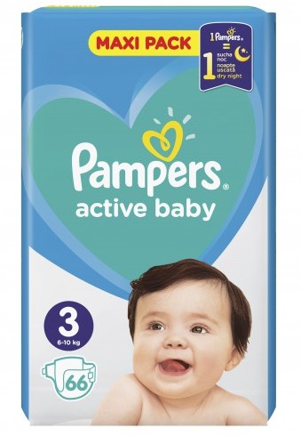 pieluchy pampers aktiv baby dry 3