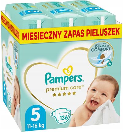 pampers pieluszki premium care 5 junior