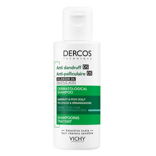 vichy dercos szampon przeciwłupieżowy do włosów tłustych 200ml