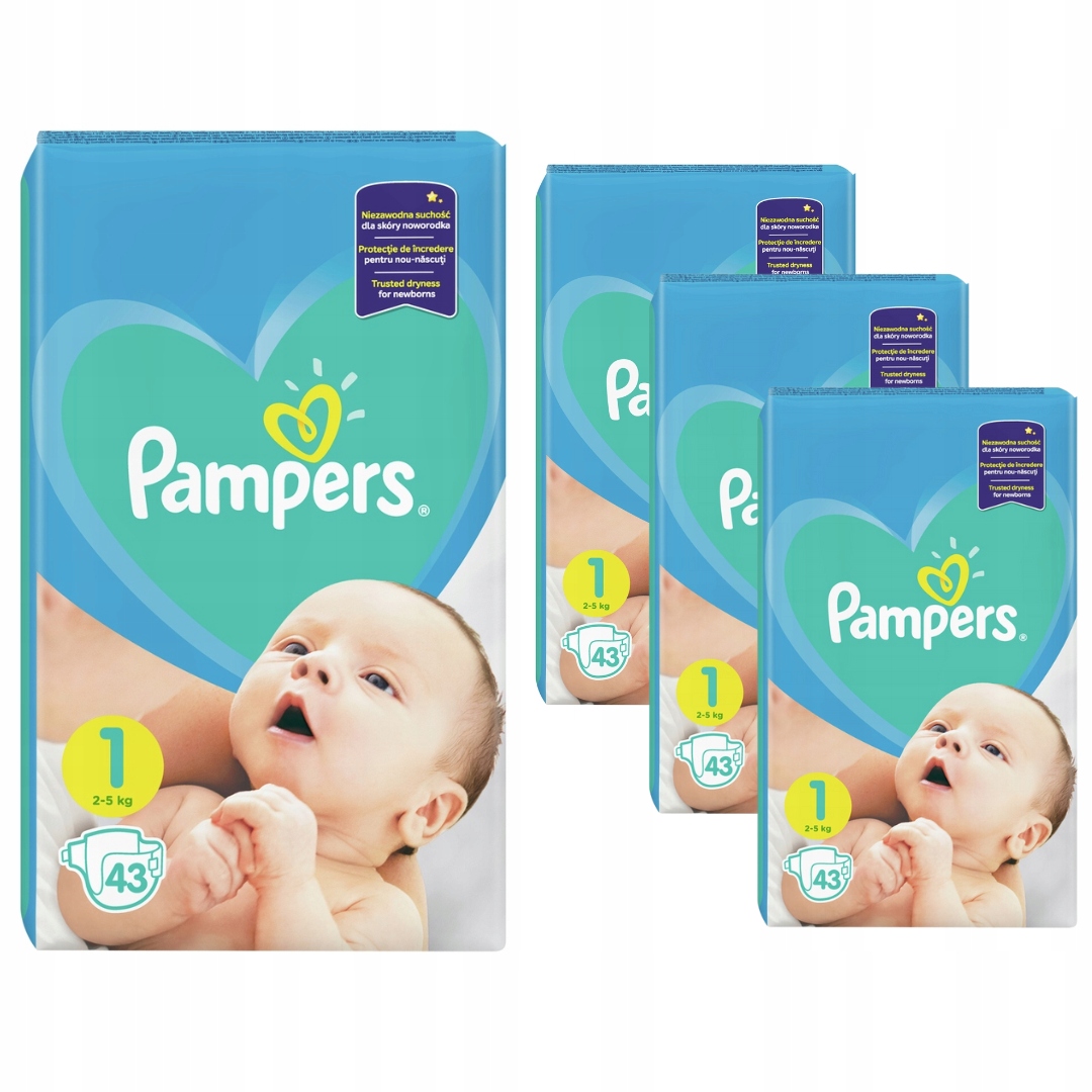 pieluchy pampers 1 czy 2 dla noworodka