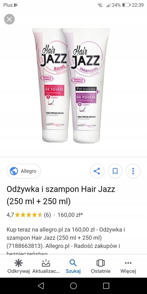 kod rabatowy na szampon hair jazz