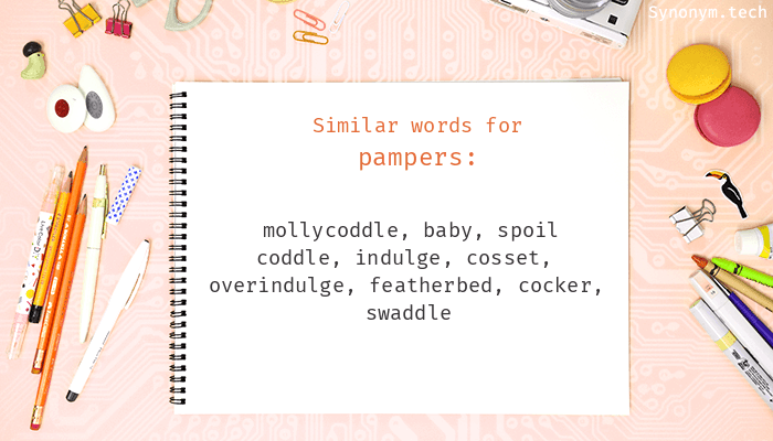 pampers synonim