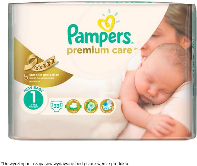 pampers pieluszki premium care newborn mini 168 ceneo