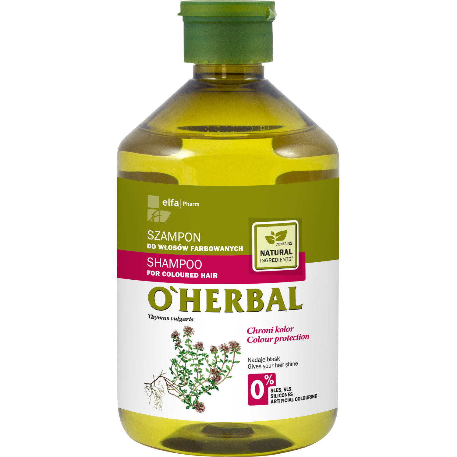 oherbal szampon tymiankowy