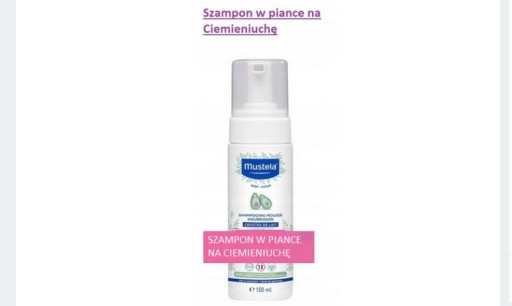 mustela szampon w piance