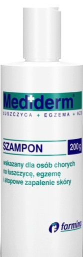 mediderm szampon egzema łuszczyca azs 200g opinie