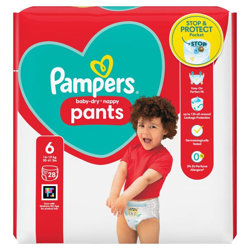 pampers pants 6 not available boys