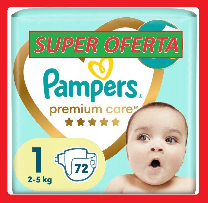 pieluszki newborn pampers allegro