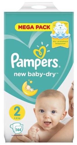 pampers 2 144 sztuki cena