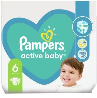 pampers active baby 6 cena