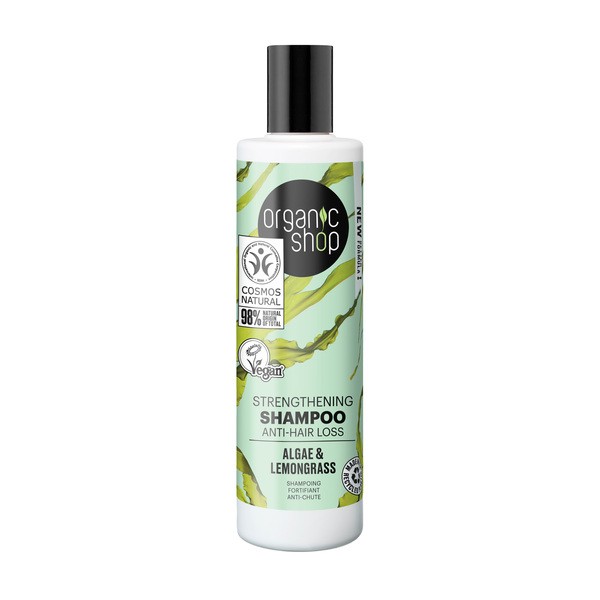 organic shop szampon do włosów gładkość blask skład
