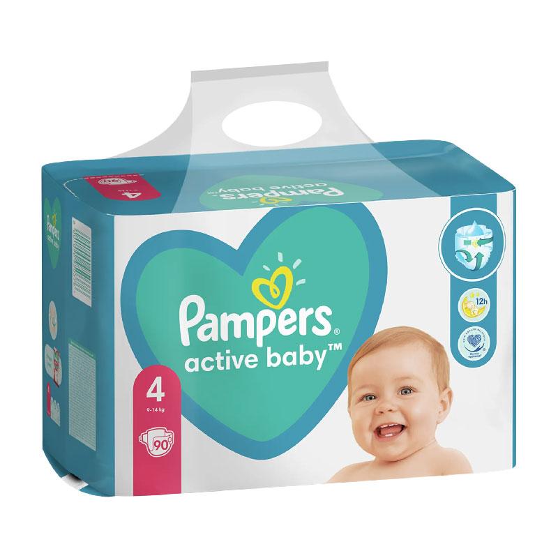 pampers 4 9 kg active baby 4-9 dry