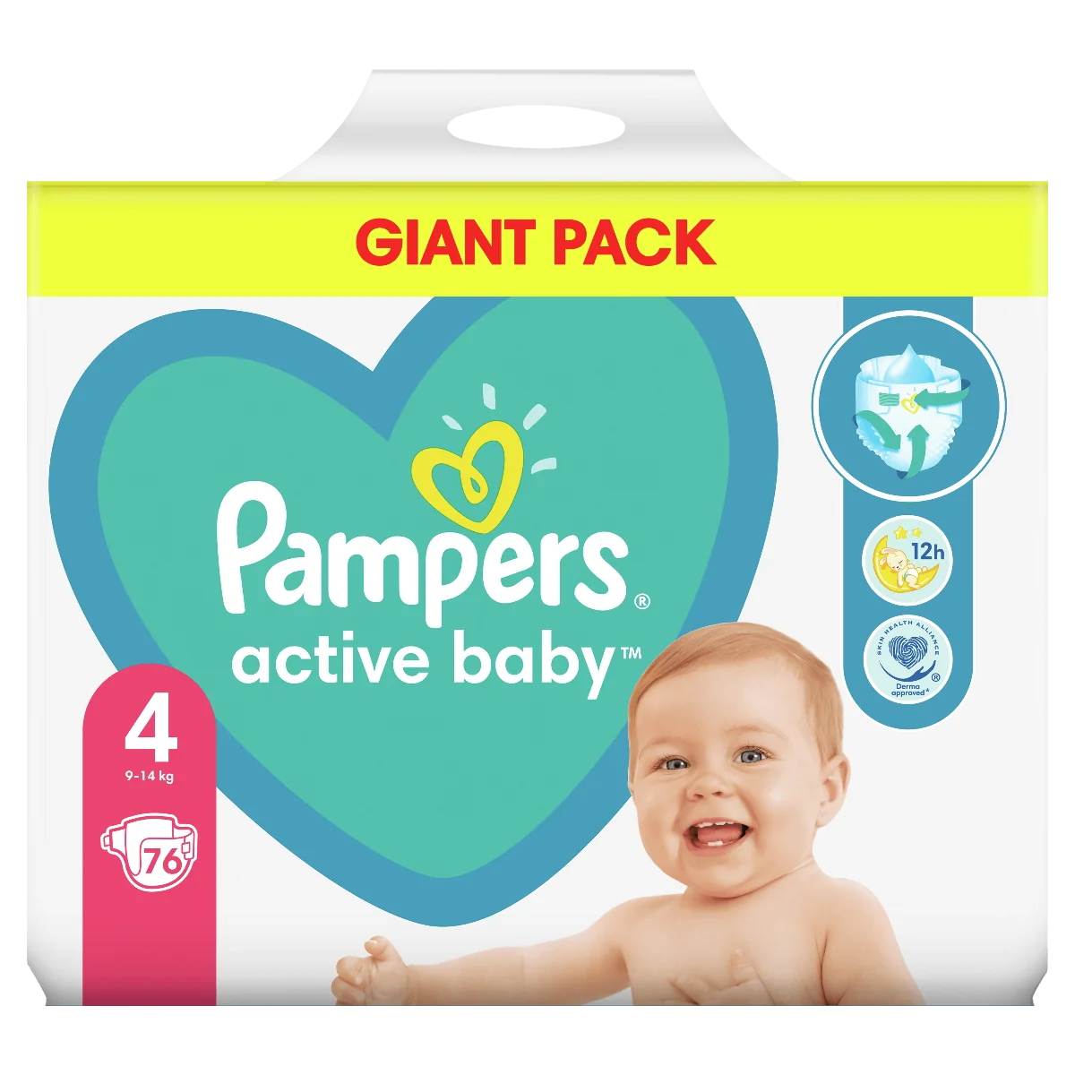 pampers 76 sztuki rozmiar 2