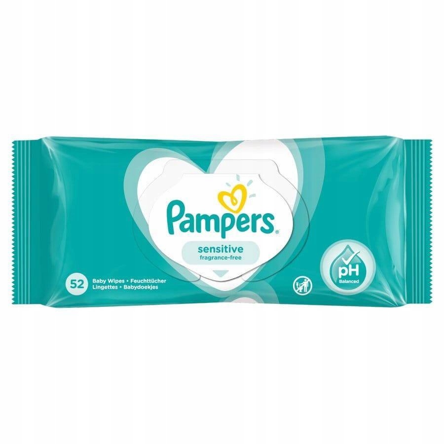 chusteczki pampers sensitive fragrance free