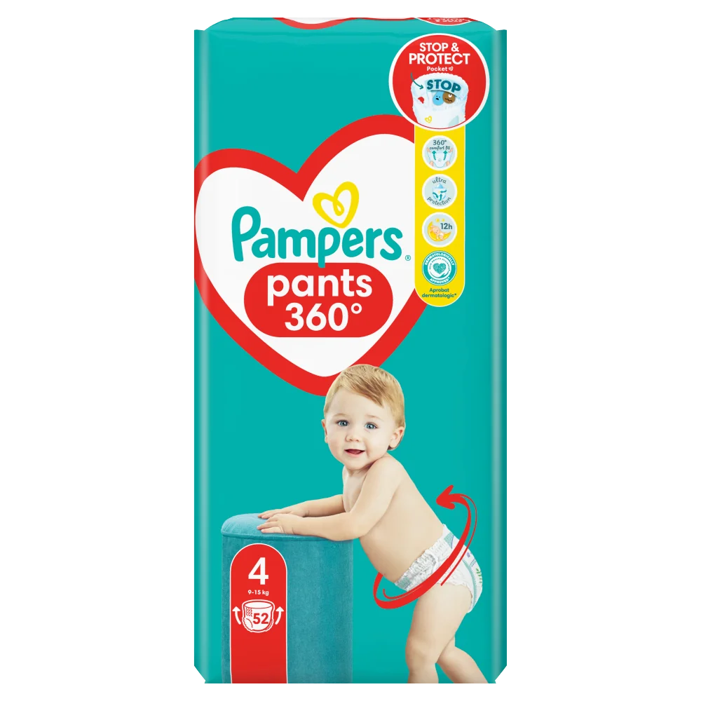 pieluchomajtki pampers active baby pants 4