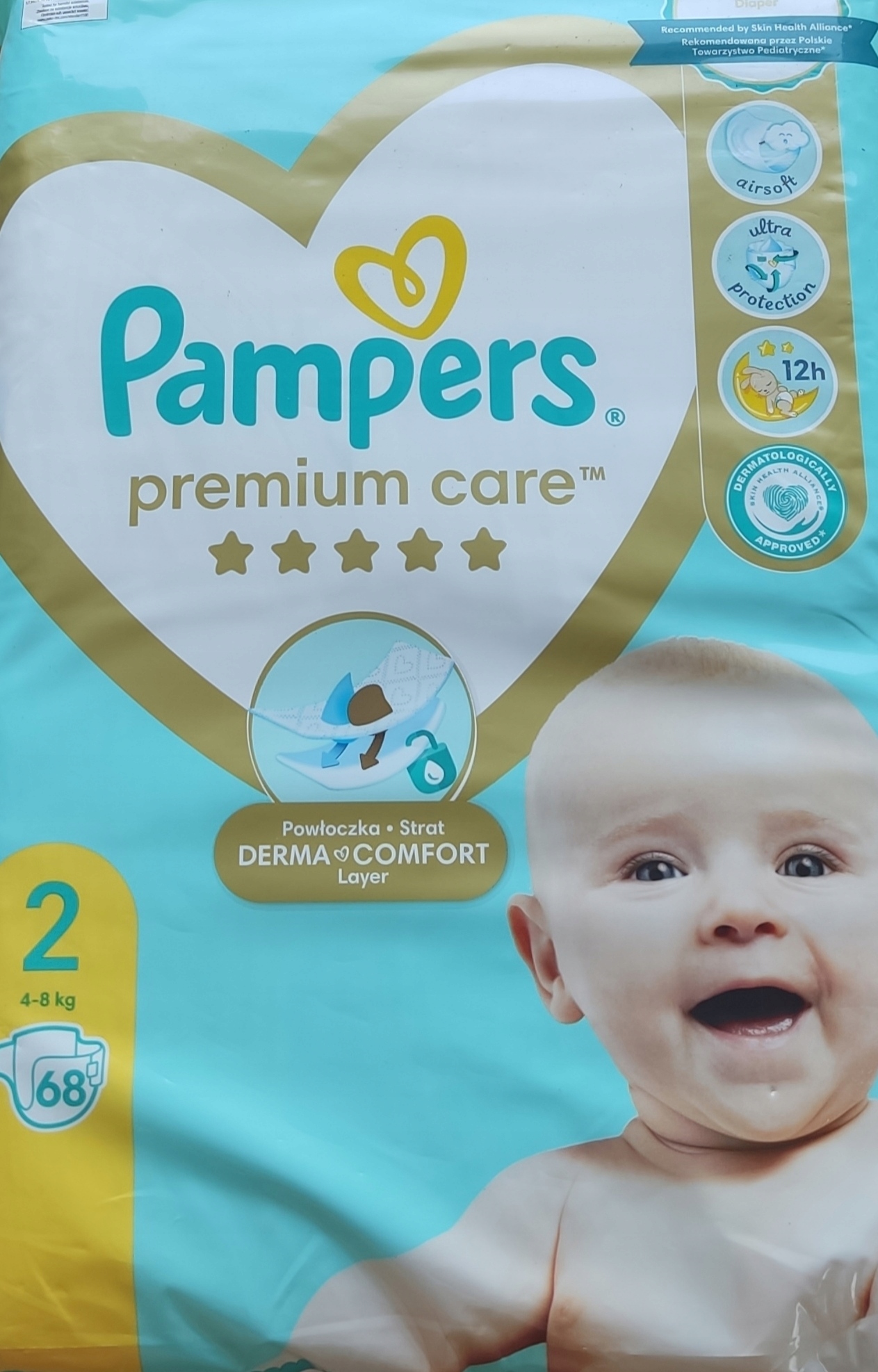 pampers premium care 2 168 szt emag