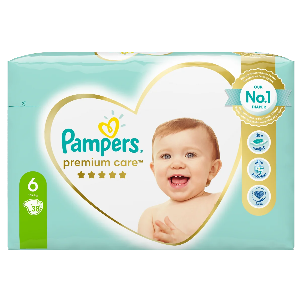 pampers premium care rozmiar 6