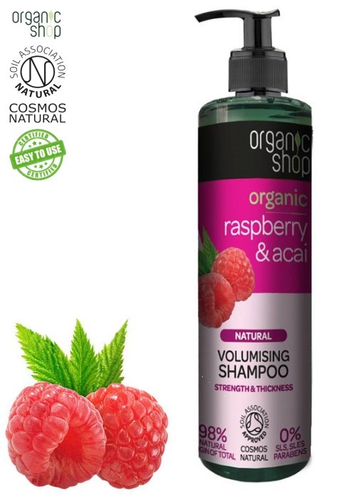 organic shop szampon do włosów zwiększający objętość