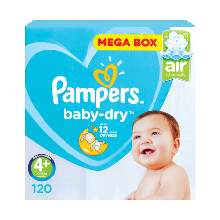 active baby dry pampers 4 mega box