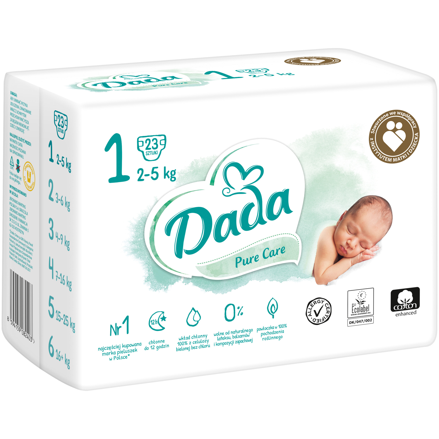 pieluchy dada newborn biedronka