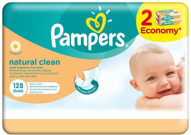 pampers natural clean chusteczki