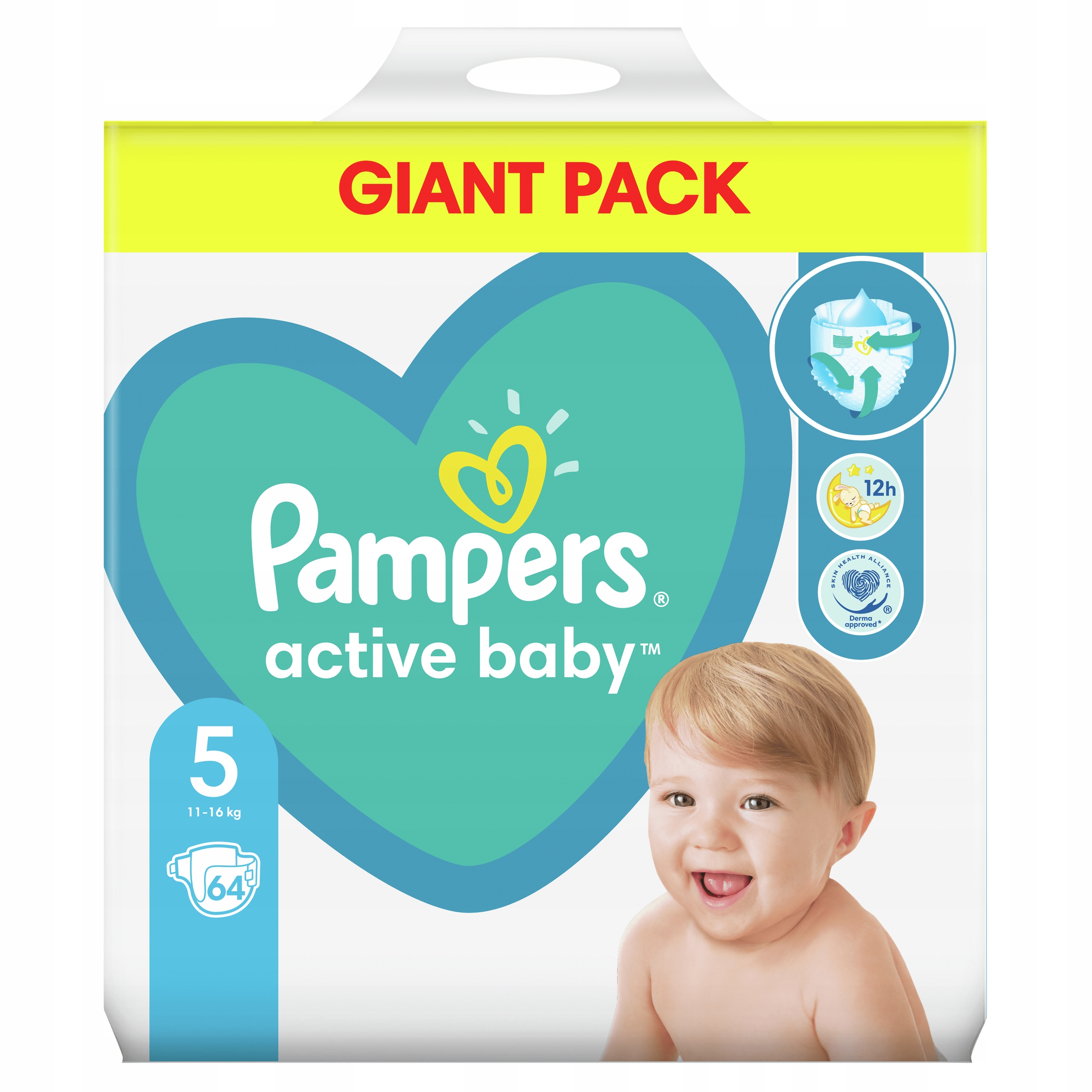 pampers active baby-dry pieluchy nr 5