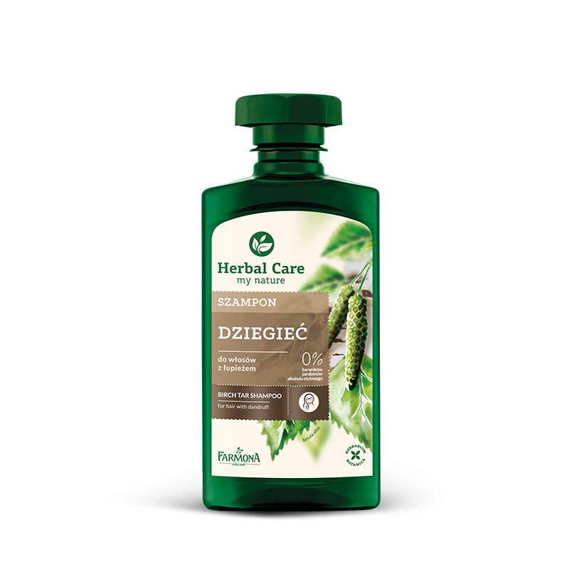 farmona herbal care szampon do włosów z łupieżem dziegieć 330ml