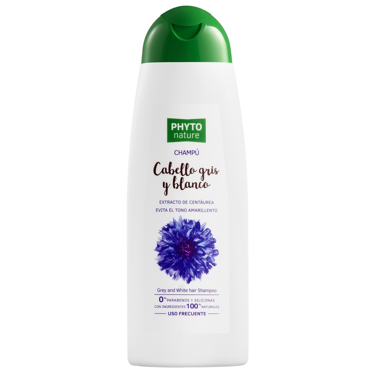 phyto nature 400ml szampon do włosów jasnych i siwych