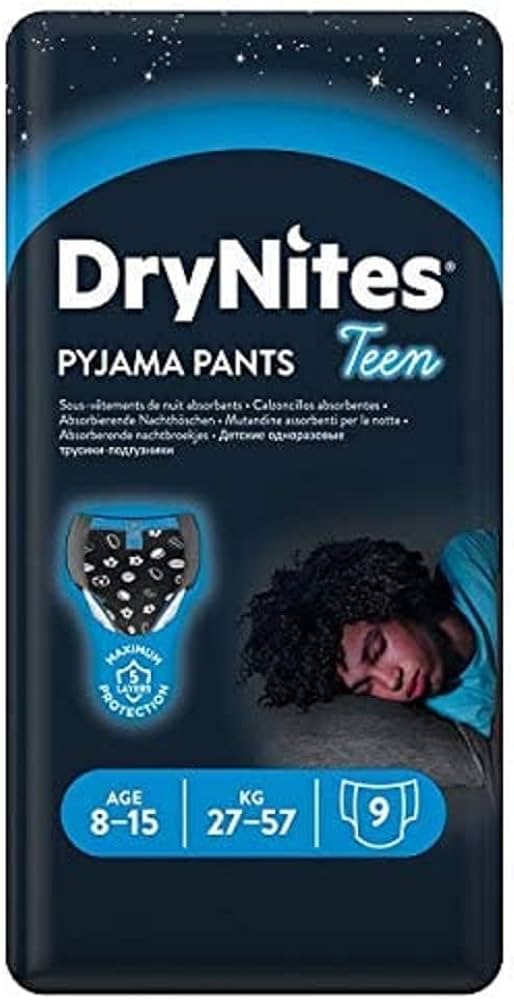 huggies pieluchy dry nites large boys 9 szt