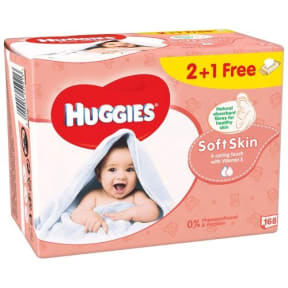 huggies soft skin chusteczki nawilżane