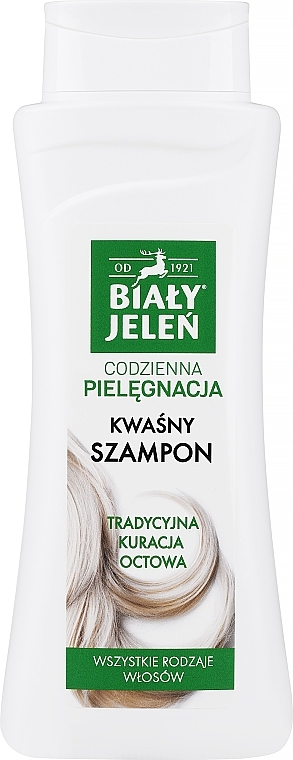 szampon do włosów biały jeleń wizaz