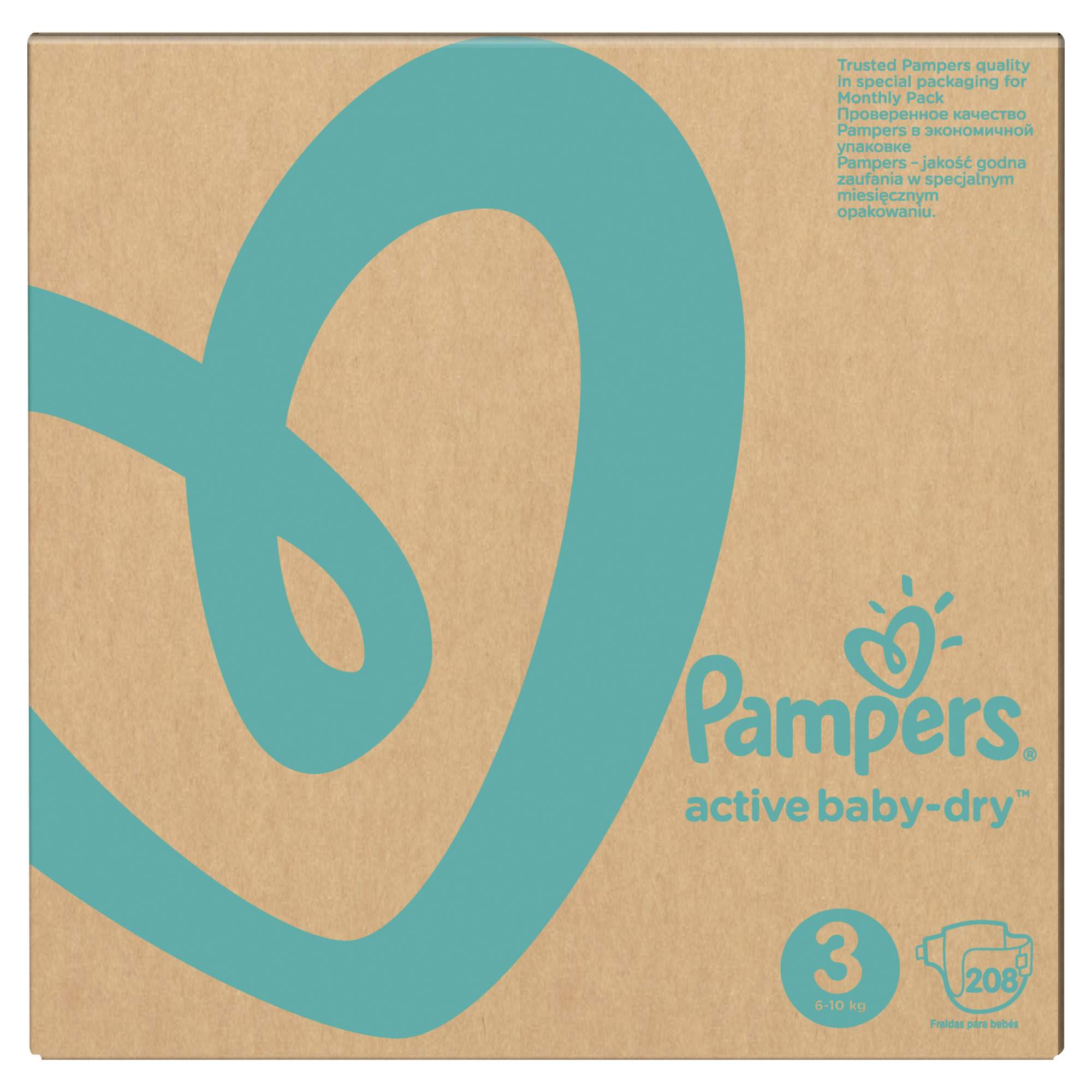 pampers active baby 3 midi 208