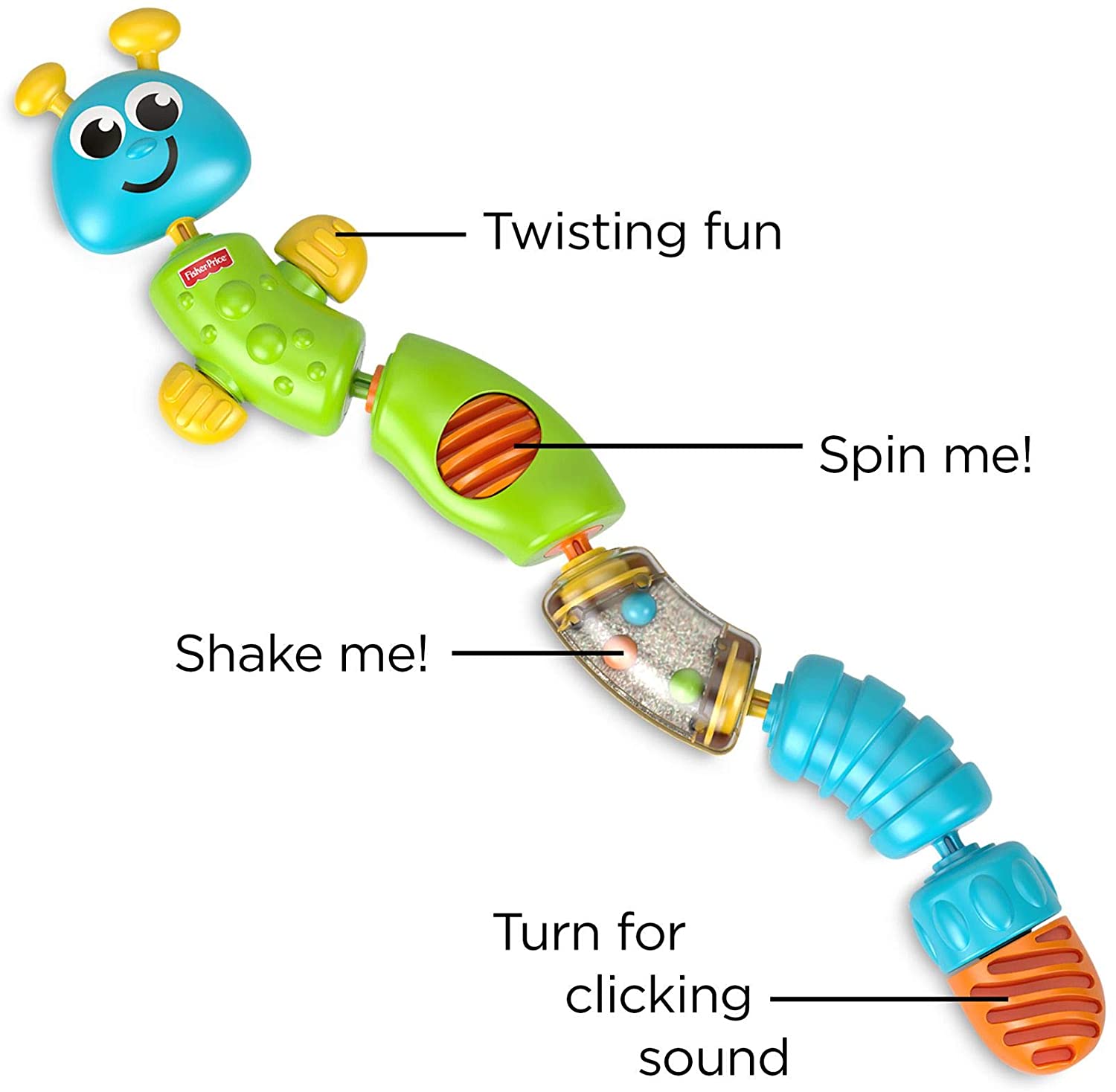 Fisher Price W9834 Zatrzask Caterpillar Refresh