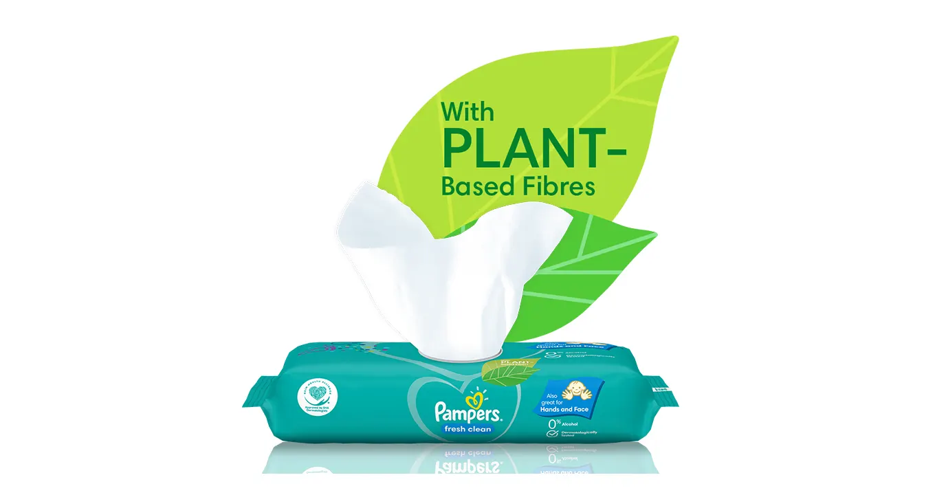 pampers fesh clean 6cio pak