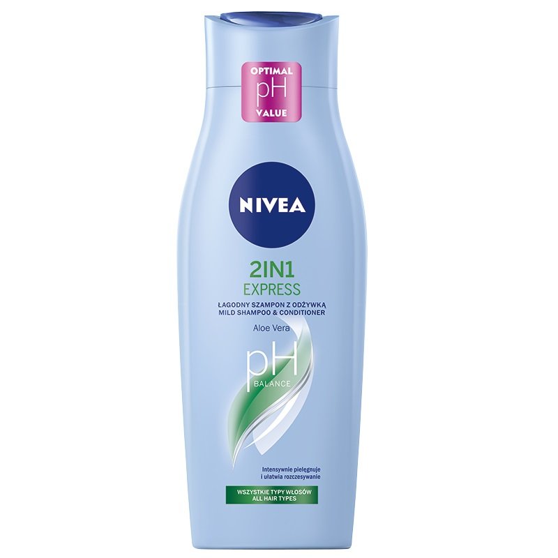 szampon pielegnujący z odżywka nivea