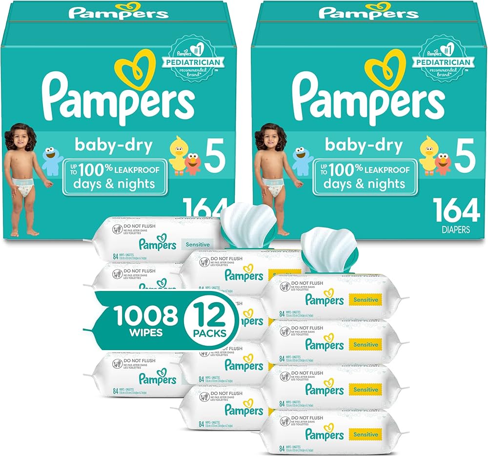 pampers 5 monthly pack