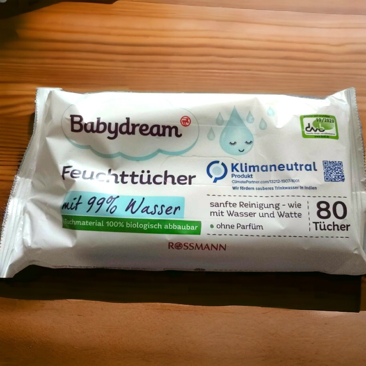 babydream chusteczki nawilżane w 99 nasączane wodą srokao