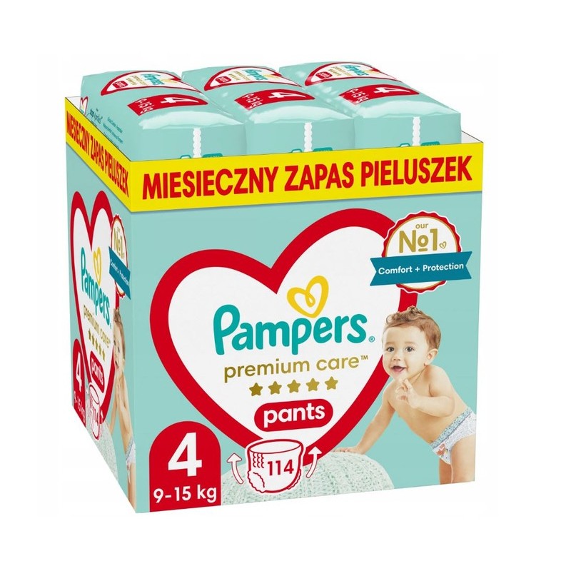 pieluchomajtki pampers premium 4