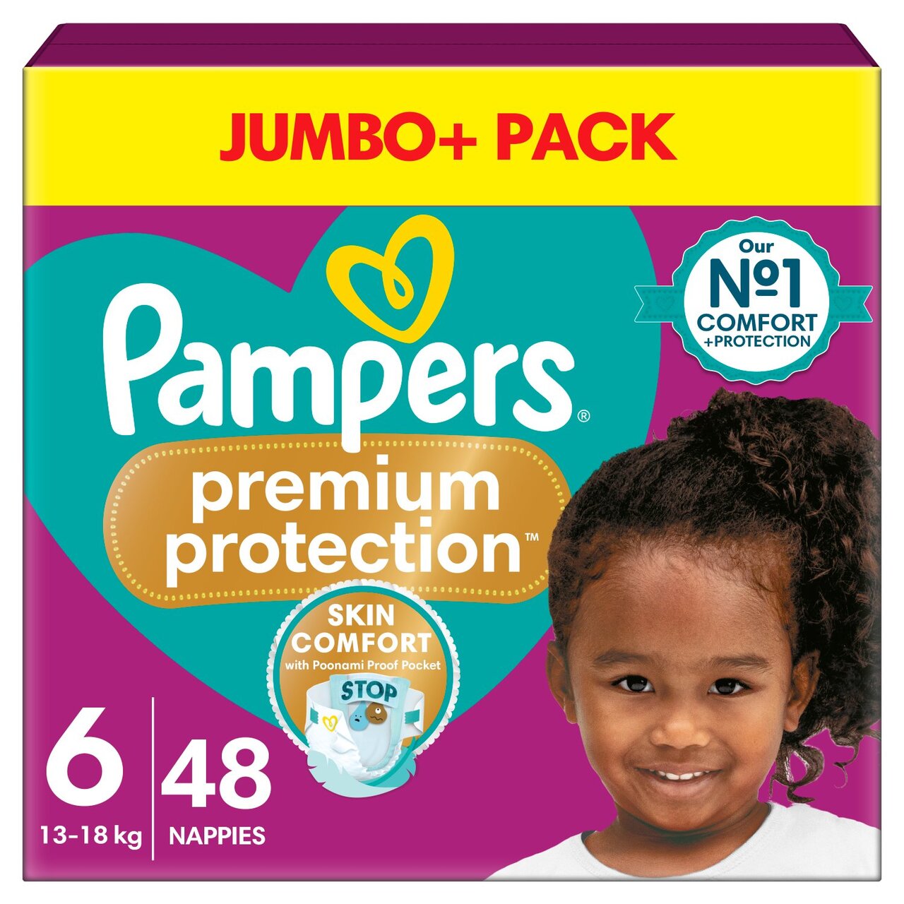 jumbo pack pampers size 6