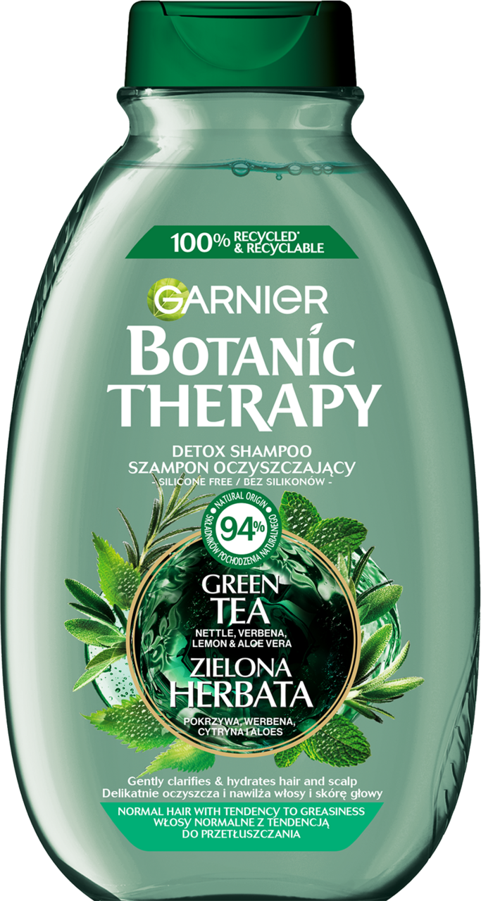 botanic therapy szampon zielona herbata