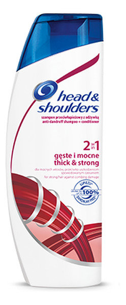 head&shoulders szampon przeciwłupieżowy z odżywką 2w1 gęste i mocne