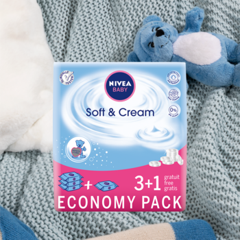 nivea baby chusteczki nawilżane soft & cream rossmann