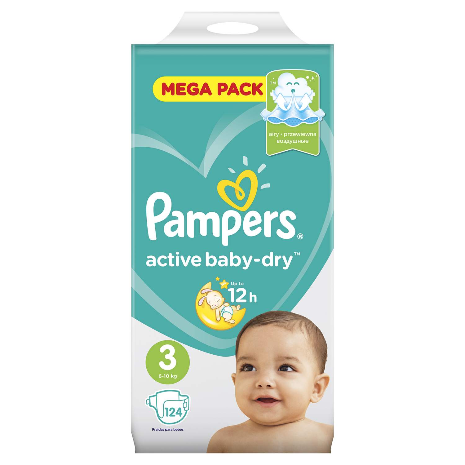 pampers 3 active baby 3