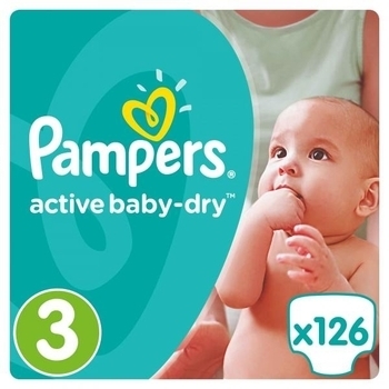 pampers active baby 3 126