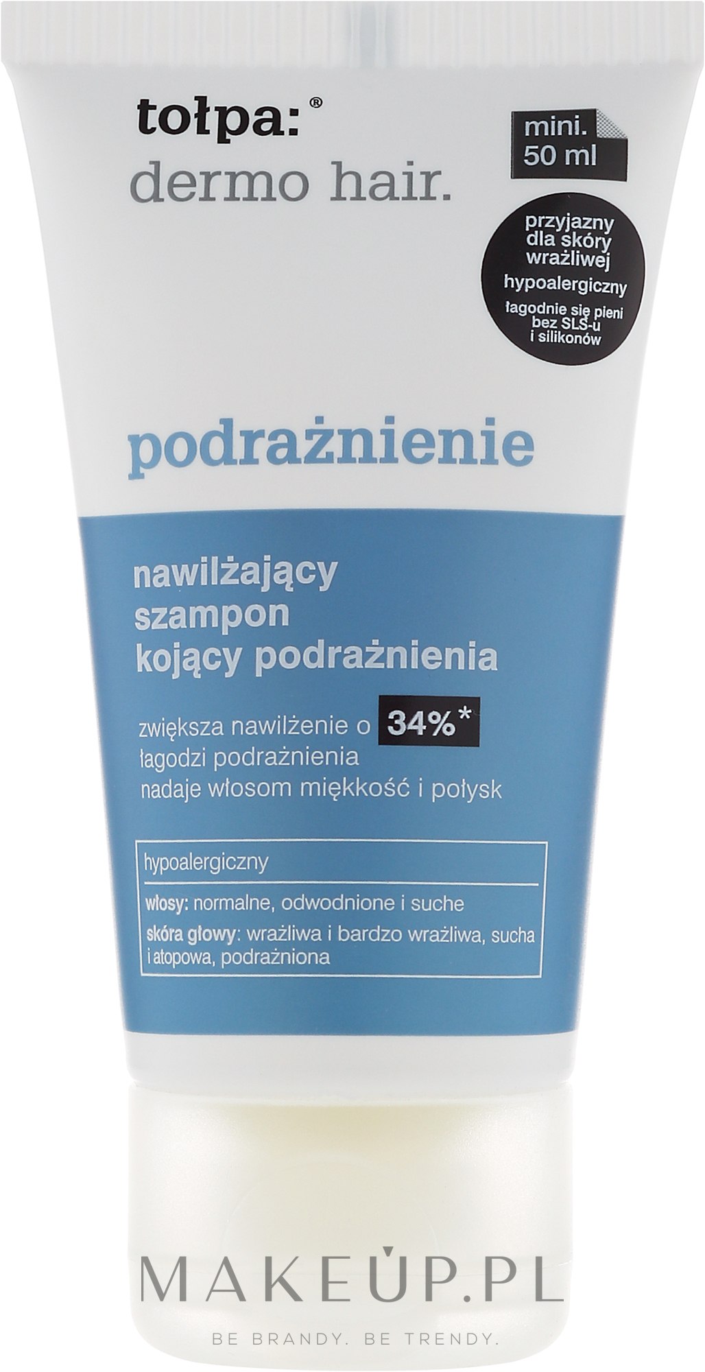 tołpa dermo hair podrażnienie nawilżający szampon kojący podrażnienia