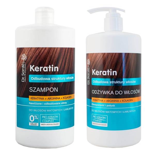 szampon do wlosow dr sante keratin