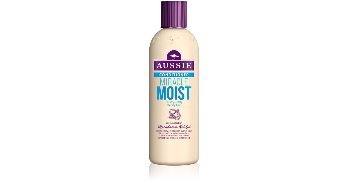 aussie miracle moist odżywka do włosów suchych i zniszczonyc